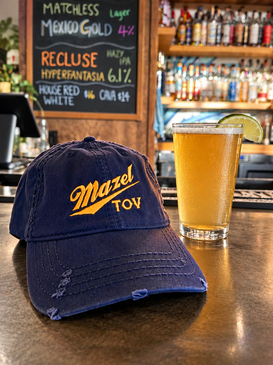 Mazel Tov Distressed Dad Hat