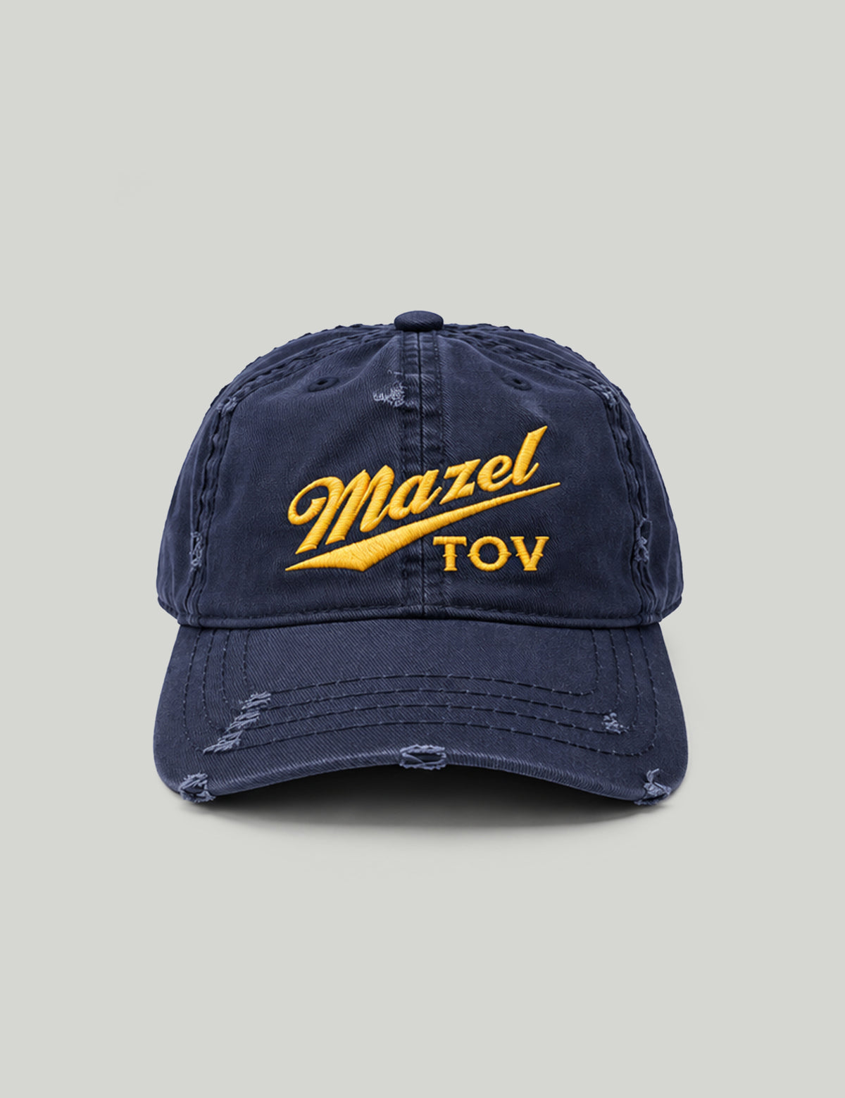 Mazel Tov Distressed Dad Hat