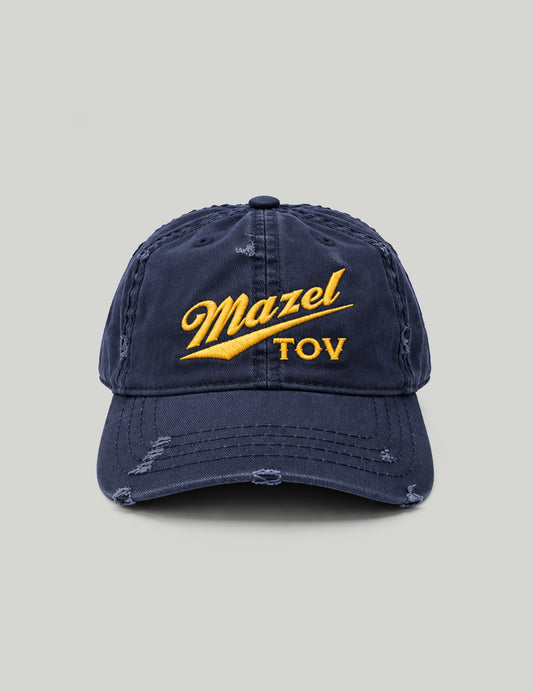 Mazel Tov Distressed Dad Hat